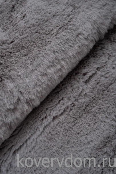 Ковер из искусственного меха Krolik 1000A T9082_GREY круг Ковер из искусственного меха Krolik 1000A T9082_GREY круг