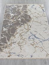 Современный ковер серый MOSSO 27231A GRY / NAVY