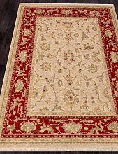 Ковер из Турции из шерсти NAIN 103-01-BK CREAM-RUST