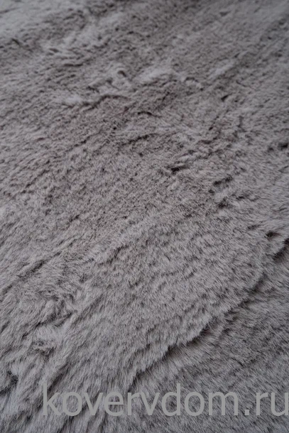 Ковер из искусственного меха Krolik 1000A T9082_GREY круг Ковер из искусственного меха Krolik 1000A T9082_GREY круг