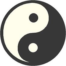 Круглый ковер черный Графит 09-30764-06