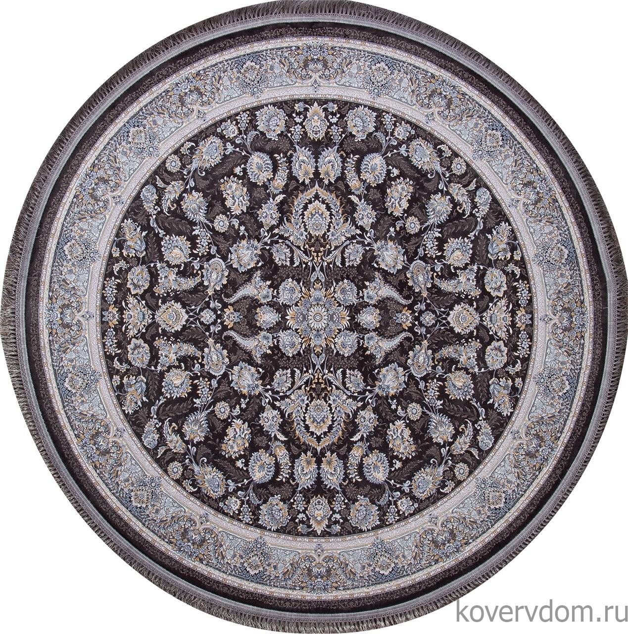 Ковер FARSI 1200 G256 DARK GRAY Круг Ковер FARSI 1200 G256 DARK GRAY Круг