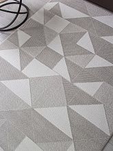 Пушистый ковер OSTIN F603 GRAY