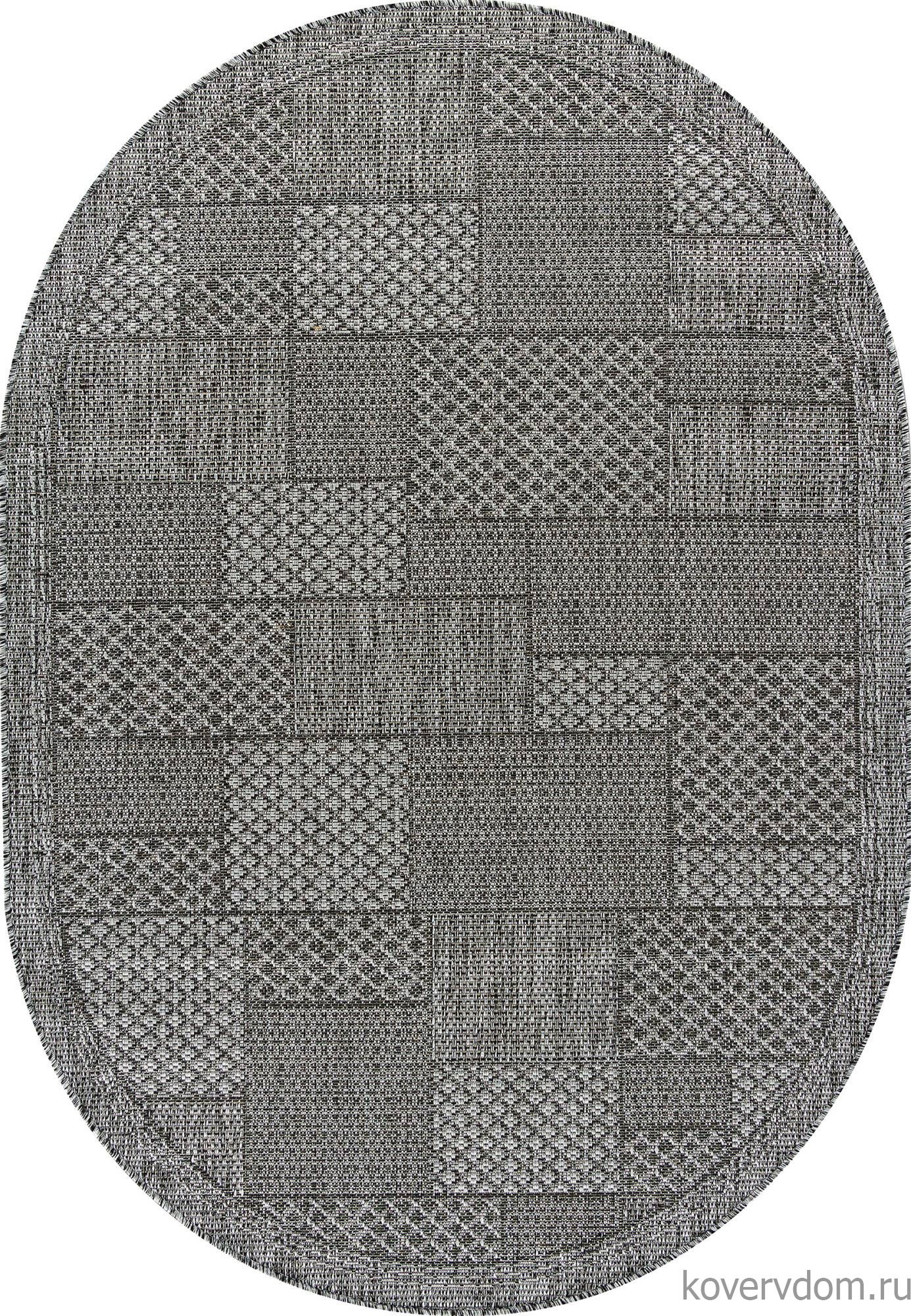 Ковер KAIR S148 DARK GRAY Овал