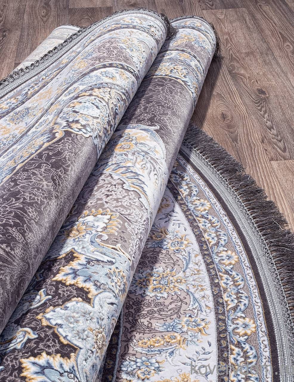 Ковер FARSI 1200 G252 DARK GRAY Круг Ковер FARSI 1200 G252 DARK GRAY Круг