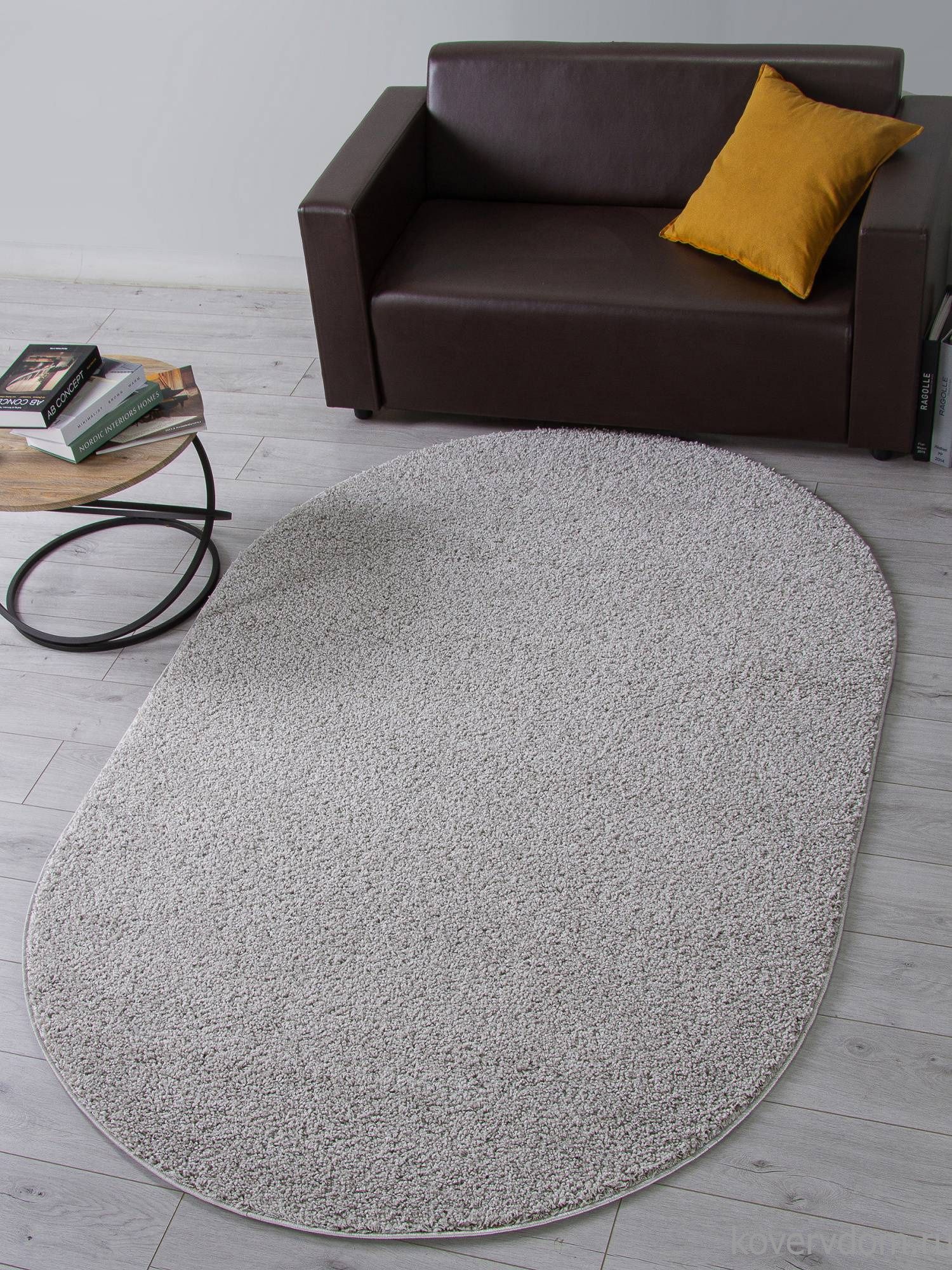 Ковер MAKAO S600 LIGHT GRAY Овал