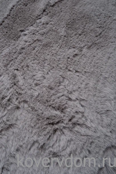 Ковер из искусственного меха Krolik 1000A T9082_GREY круг Ковер из искусственного меха Krolik 1000A T9082_GREY круг