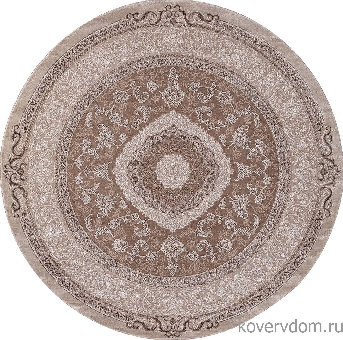 Ковер ARMINA 03874B BROWN / BROWN Круг Ковер ARMINA 03874B BROWN / BROWN Круг