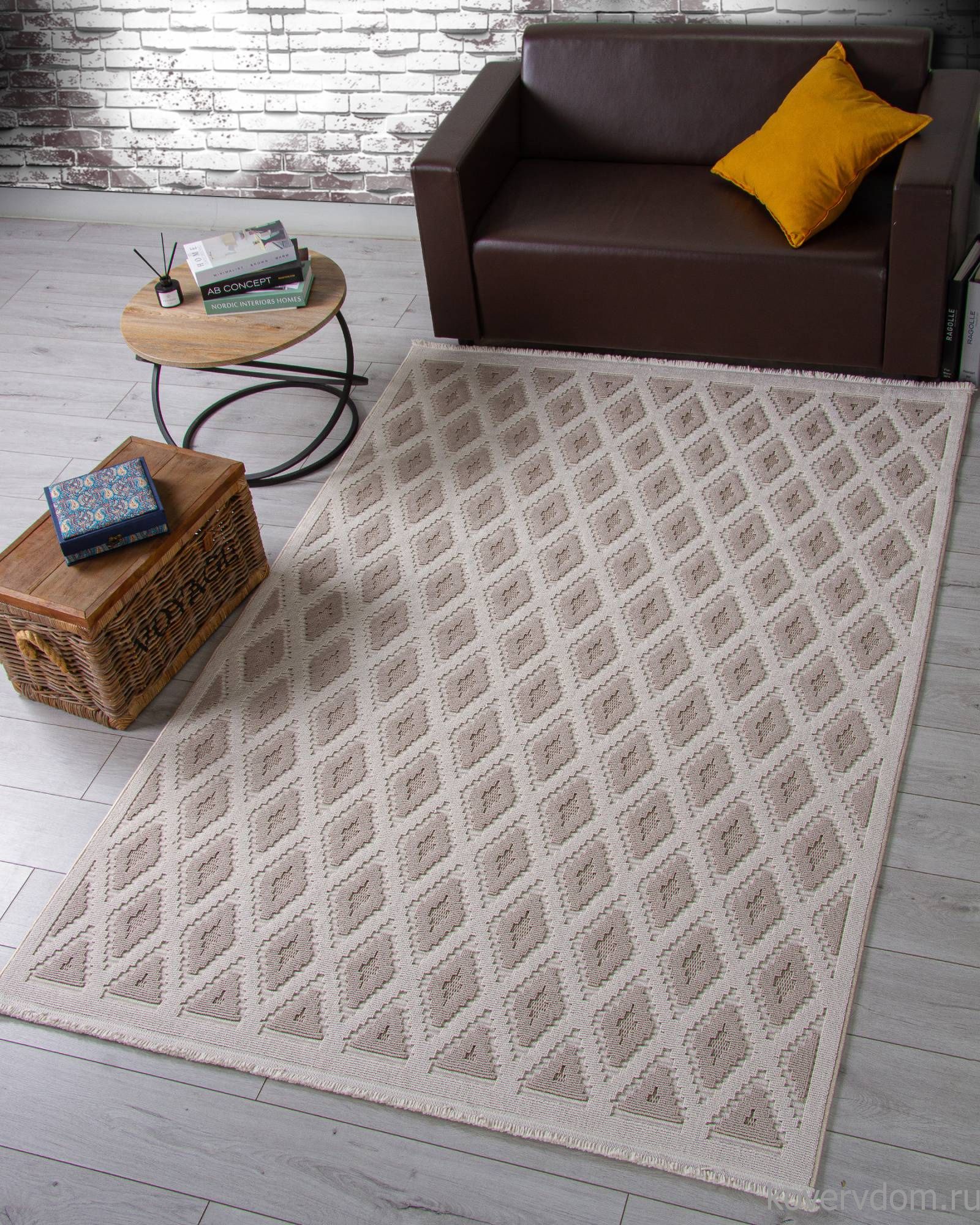 Ковер LOOPY L0027B D.BEIGE / BEIGE Ковер LOOPY L0027B D.BEIGE / BEIGE