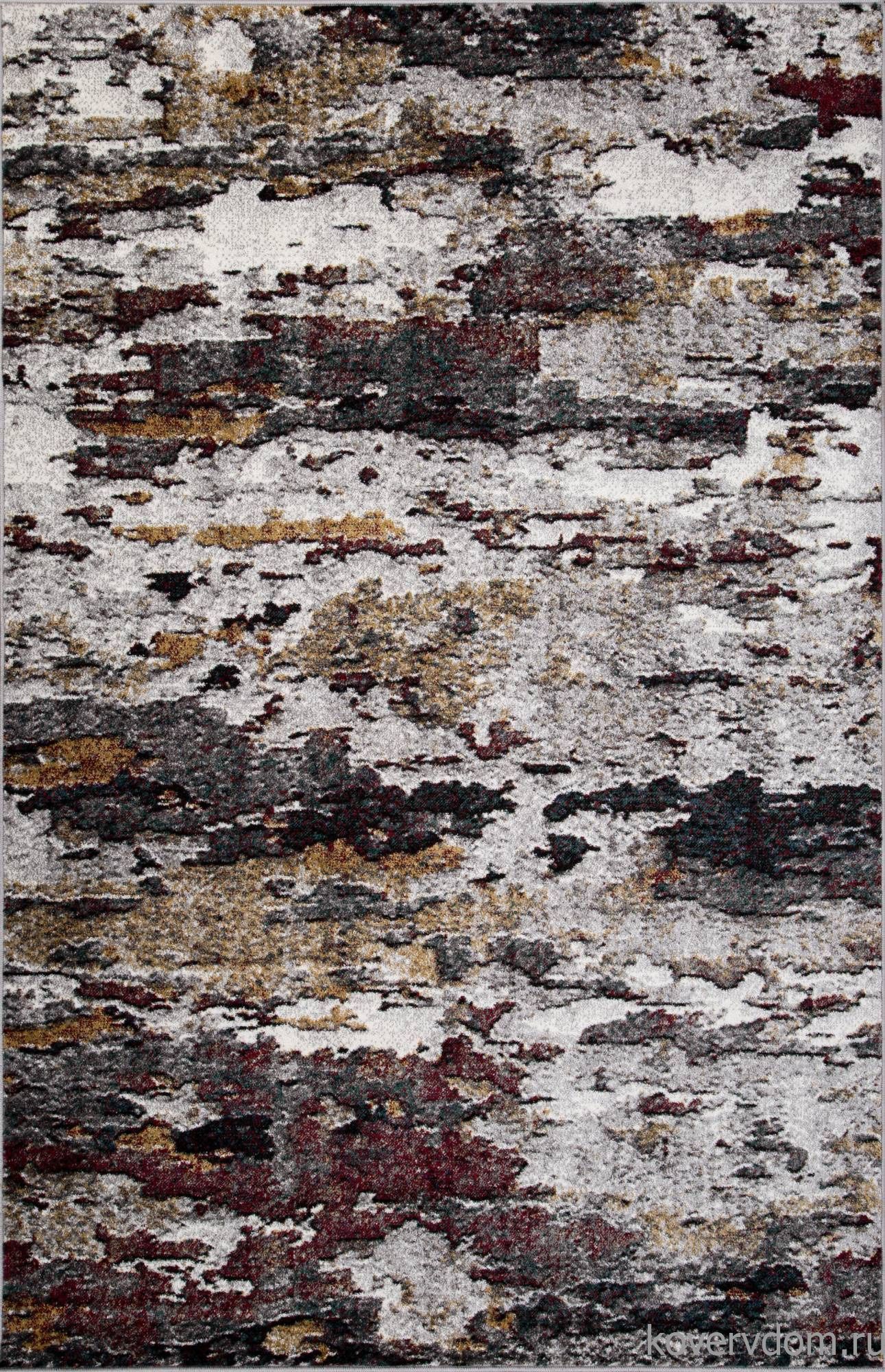 Ковер LONDON D824 GRAY-RED Ковер LONDON D824 GRAY-RED