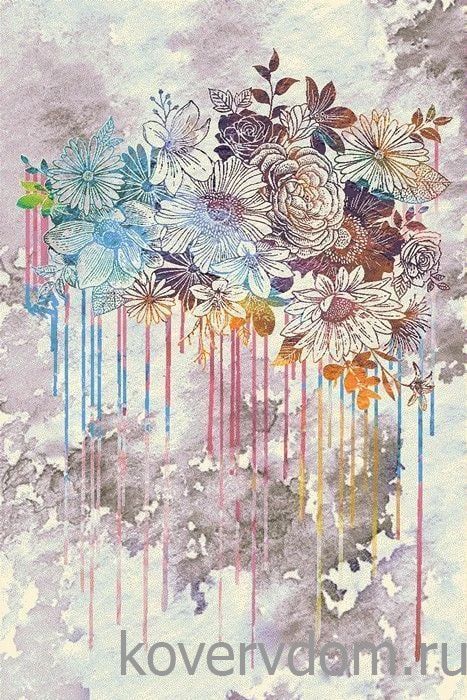 Шерстяной ковер Hunnu R Цветы 6A1883 001 Шерстяной ковер Hunnu R Цветы 6A1883 001