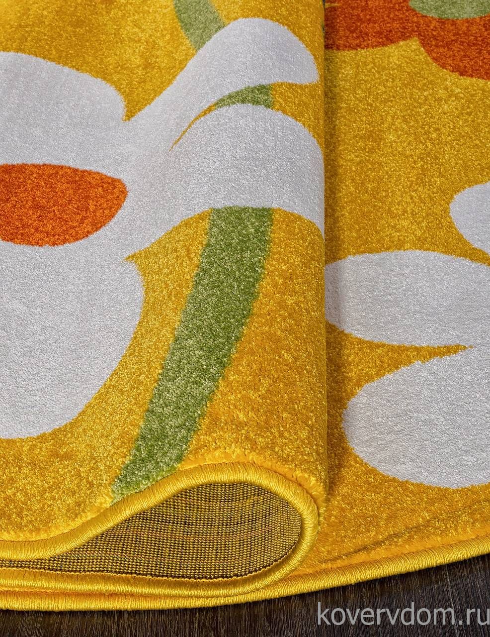 Ковер CRYSTAL 1021 YELLOW Овал