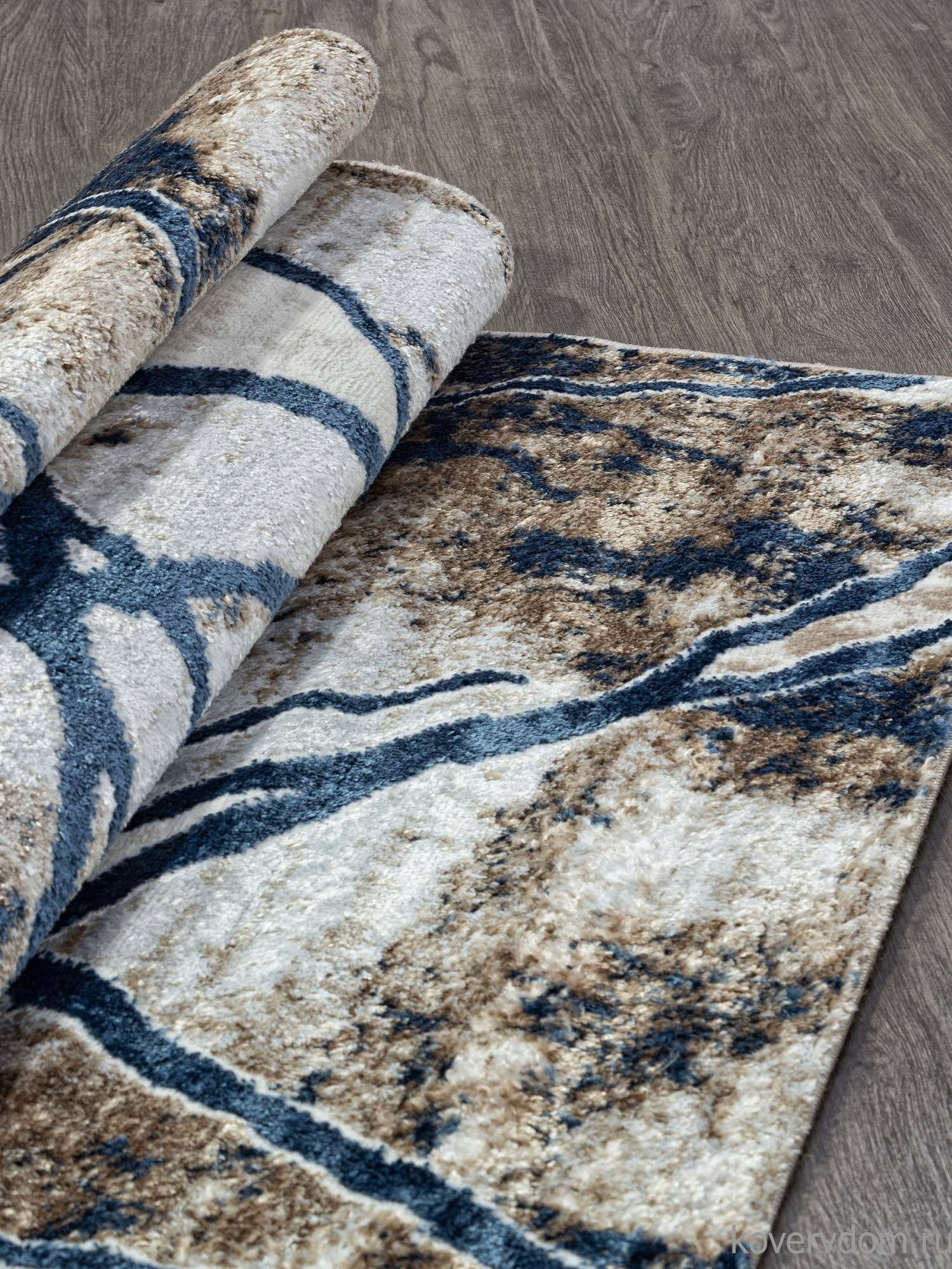 Ковер ANTEP O1702 630 CREAM / BLUE Ковер ANTEP O1702 630 CREAM / BLUE