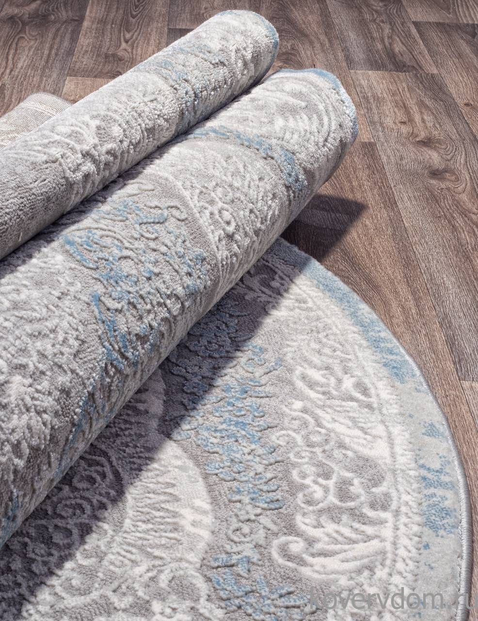 Ковер ARMINA 03880A BLUE / BLUE Овал Ковер ARMINA 03880A BLUE / BLUE Овал