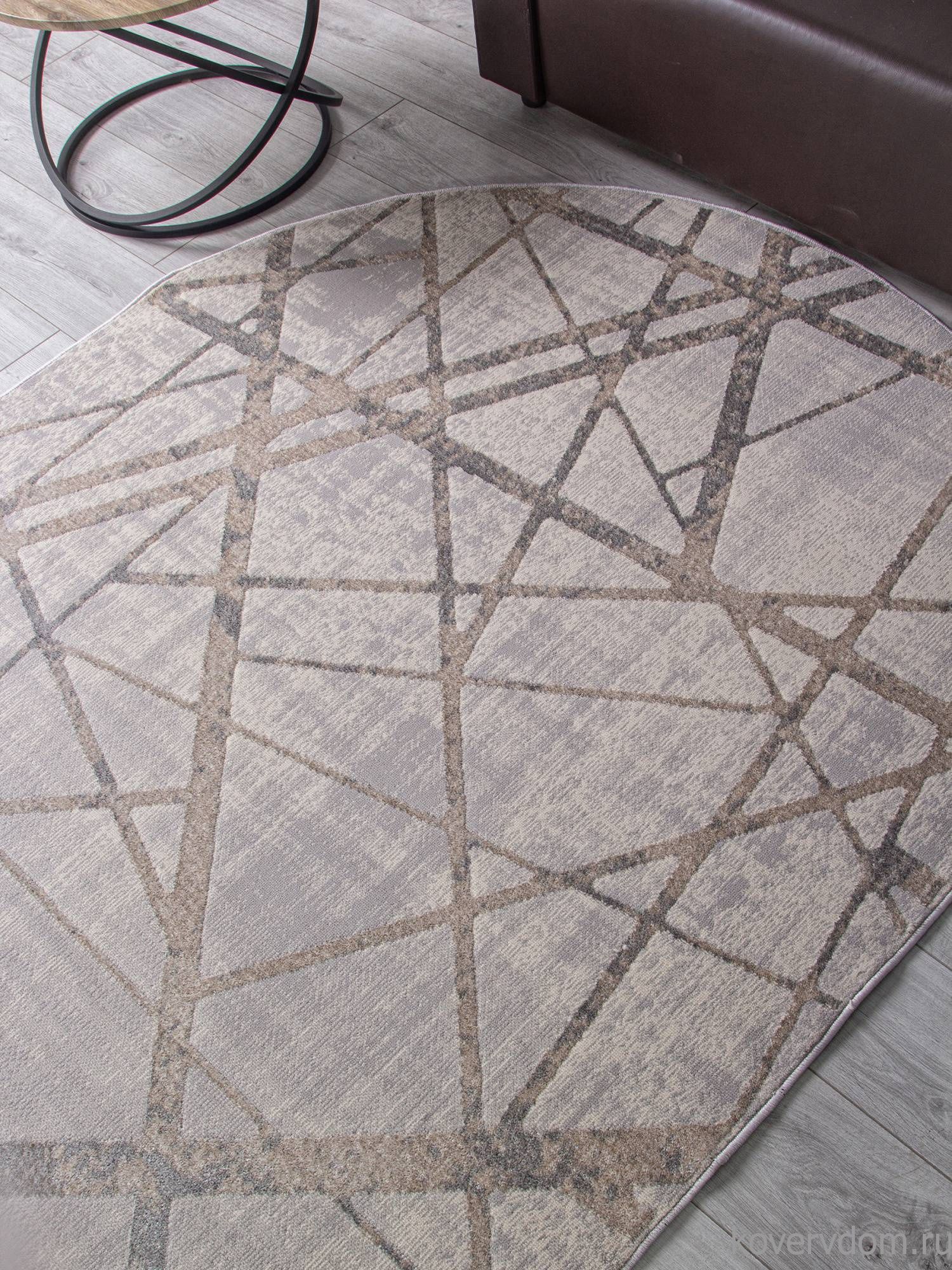 Ковер LIMAN F478 GRAY-BEIGE Овал