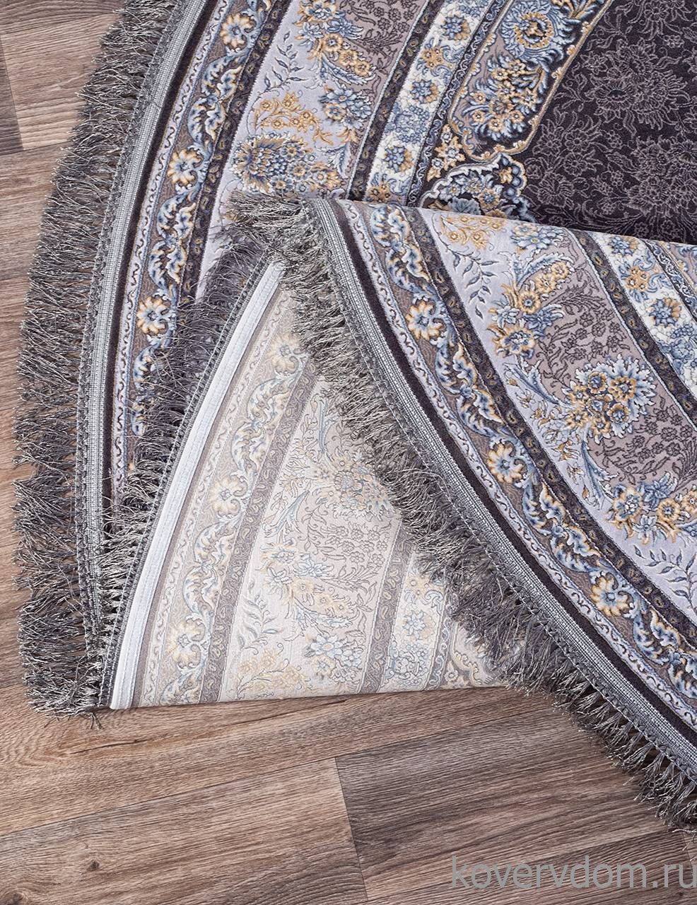 Ковер FARSI 1200 G252 DARK GRAY Круг Ковер FARSI 1200 G252 DARK GRAY Круг