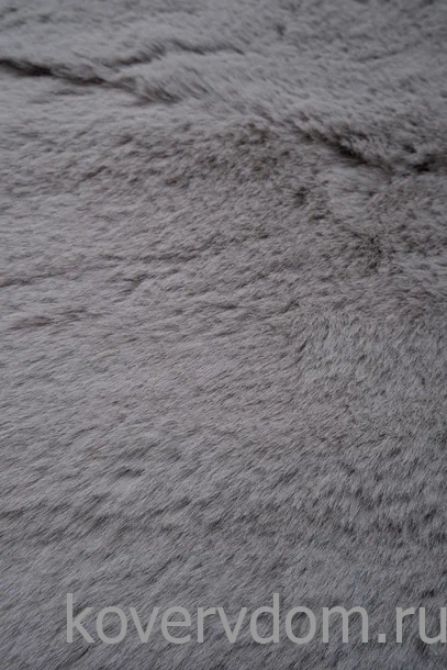 Ковер из искусственного меха Krolik 1000A T9082_GREY круг Ковер из искусственного меха Krolik 1000A T9082_GREY круг