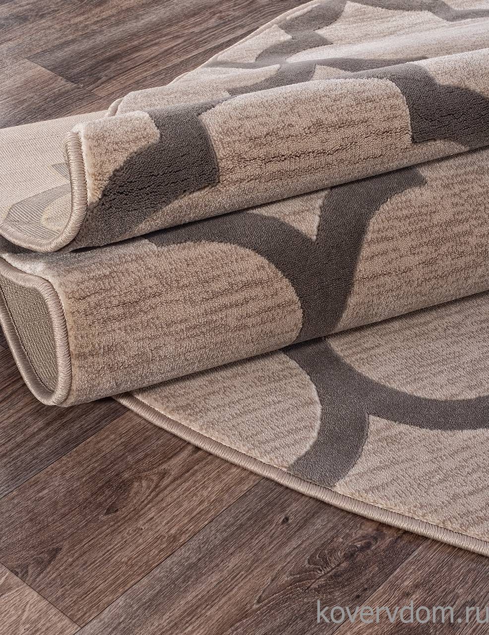 Ковер MEGA CARVING WK d422 BEIGE Овал