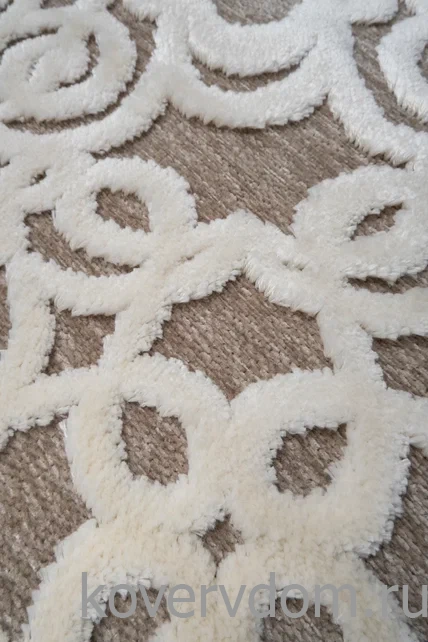 Рельефный ковер из вискозы GENOVA 38036 6565 90 ОВАЛ