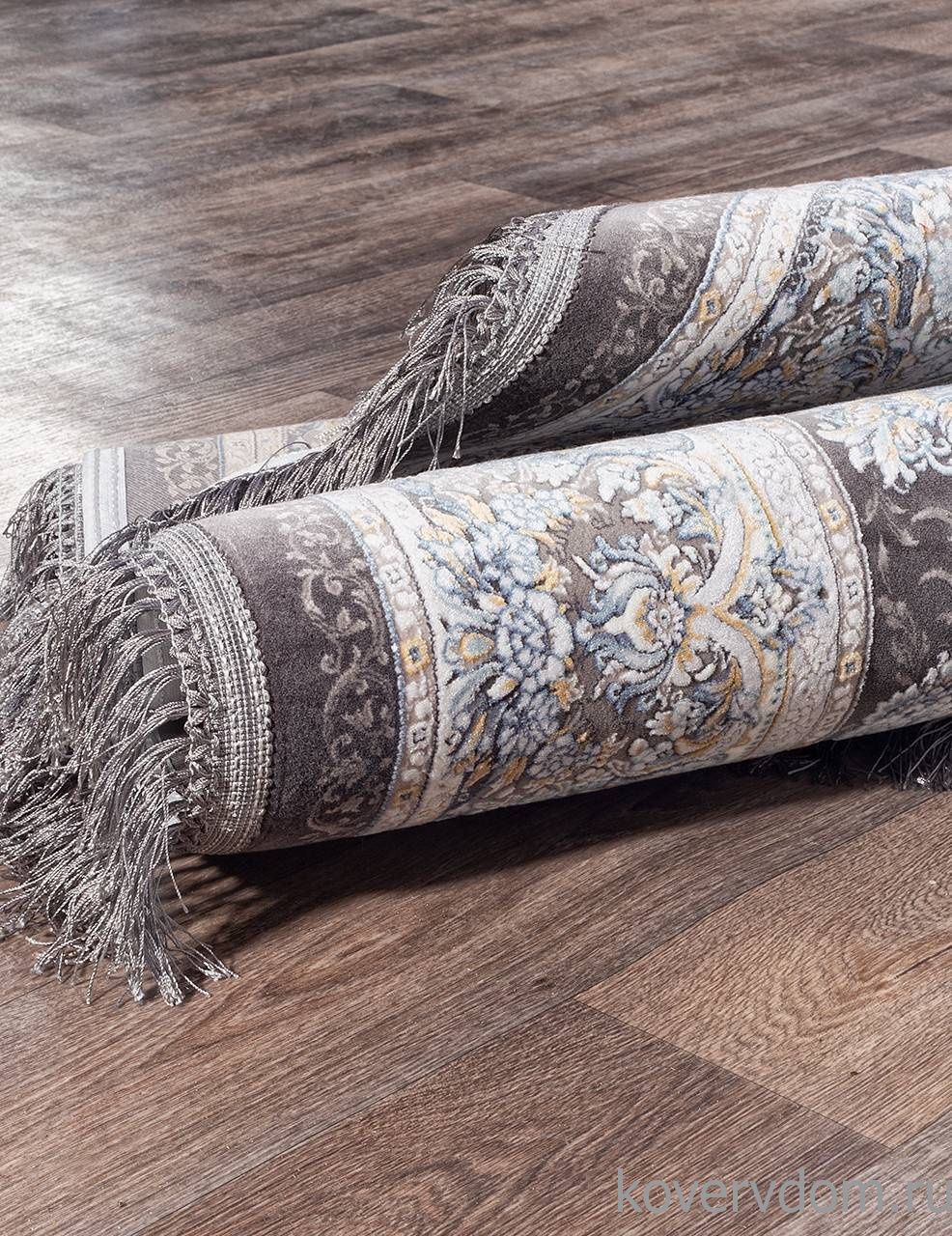 Ковер FARSI 1200 G256 DARK GRAY Круг Ковер FARSI 1200 G256 DARK GRAY Круг