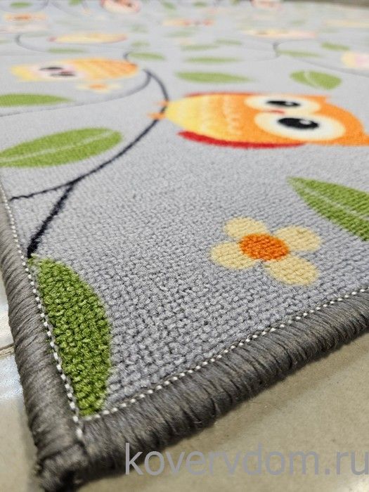 Детский ковер-палас OWLS серый Детский ковер-палас OWLS серый