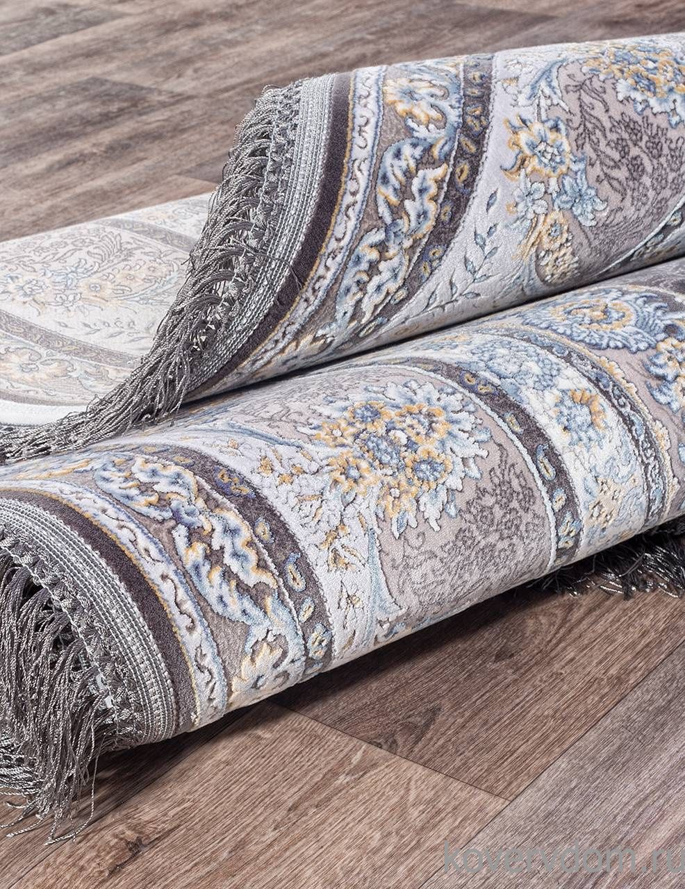 Ковер FARSI 1200 G252 DARK GRAY Круг Ковер FARSI 1200 G252 DARK GRAY Круг